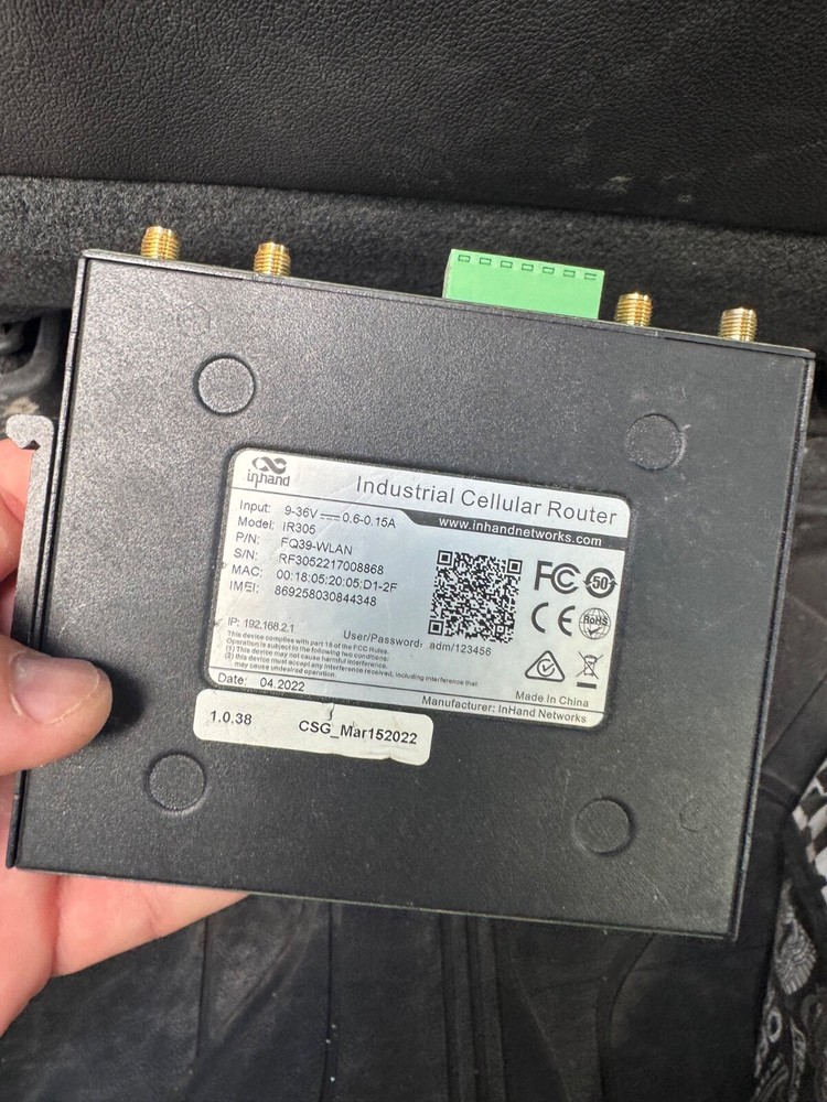 InHand Networks IR305 Industrial Iot LTE 4G VPN Router 5 Ethernet PortDual si...-image