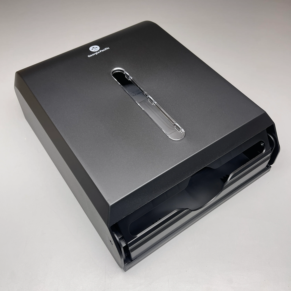 GEORGIA PACIFIC C-Fold/Multifold Paper Towel Dispenser Black 56650A (New)