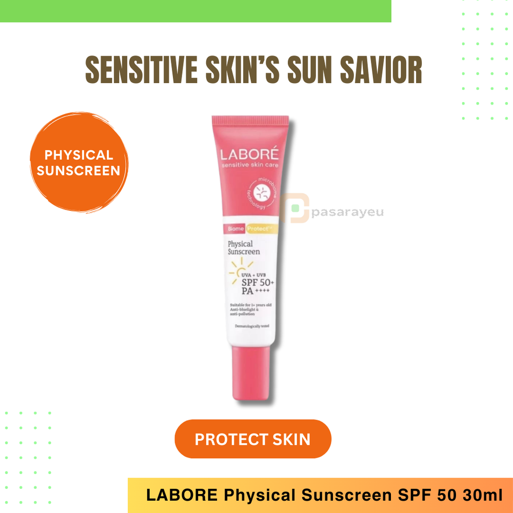 LABORE Physical Sunscreen SPF 50 PA++++ 30ml For Sensitive Skin | No Alcohol