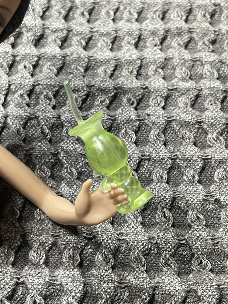 Barbie 1:6 DOLL SIZE transparent Lime Green Cocktail Drink Beverage BD97