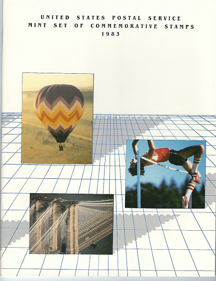 1983 Comemorative Mint Set...Album + Stamps in  Mounts...19 Pages...FV 9.50