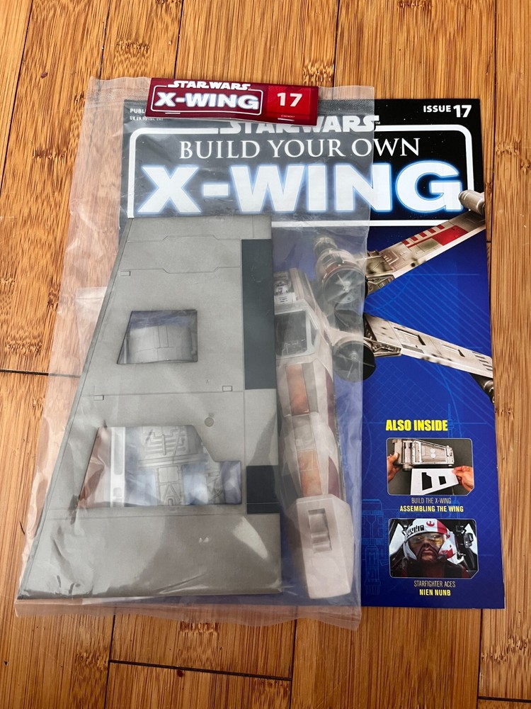 1/18 SCALE DEAGOSTINI BUILD YOUR OWN STAR WARS X-WING FIGHTER ISSUE 17 INC PARTS