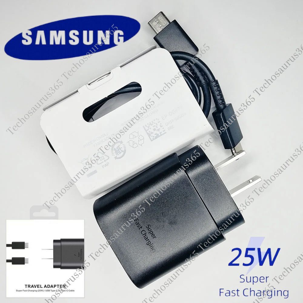 25W Super Fast PD Wall Charger USB-C for Samsung Galaxy S20 S21 S22 Note