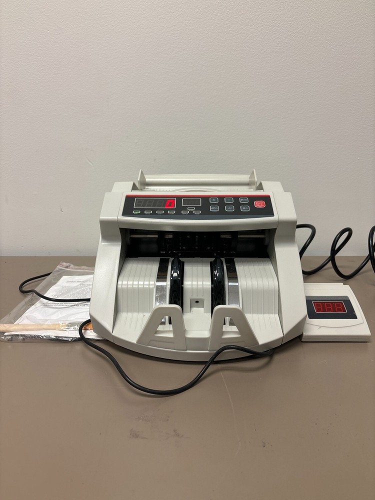 2108 Digital Display Money Counter for US DOLLAR Bill Cash Counting machine 110V