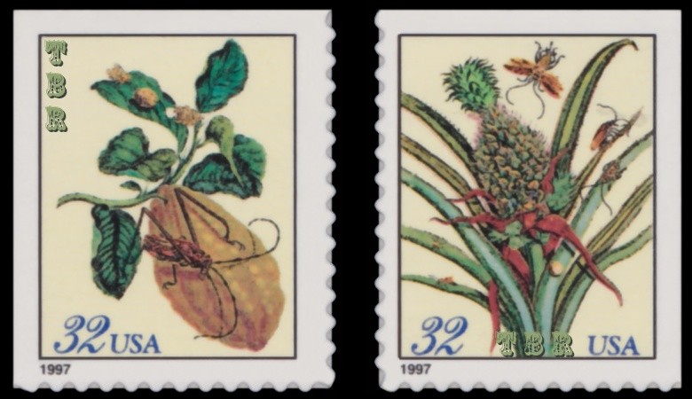 Scott 3128-29 Merian Botanical Vending Sheet MNH Stamps Ready to Buy-image