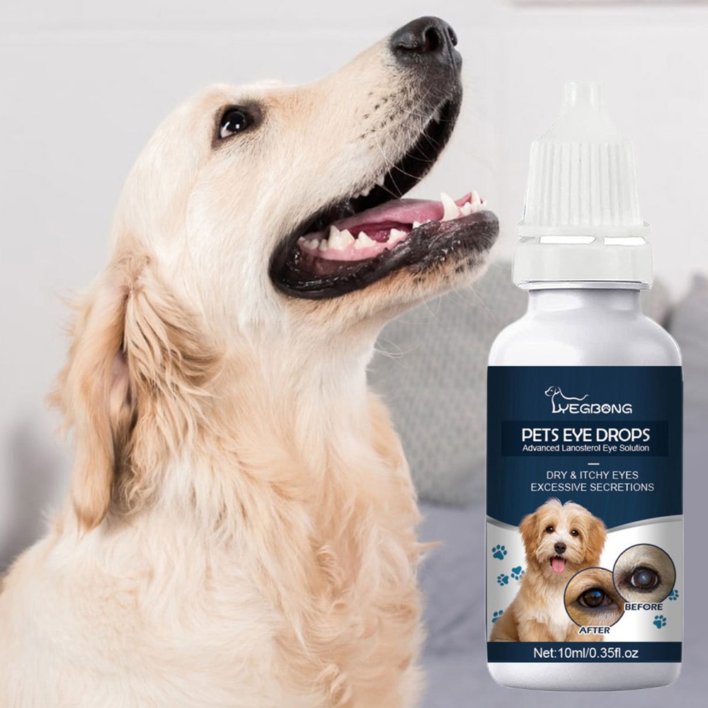 10ml Pet Eye Drops High Efficiency Remove Tears Stains Pet Dog Eye Wash Drops