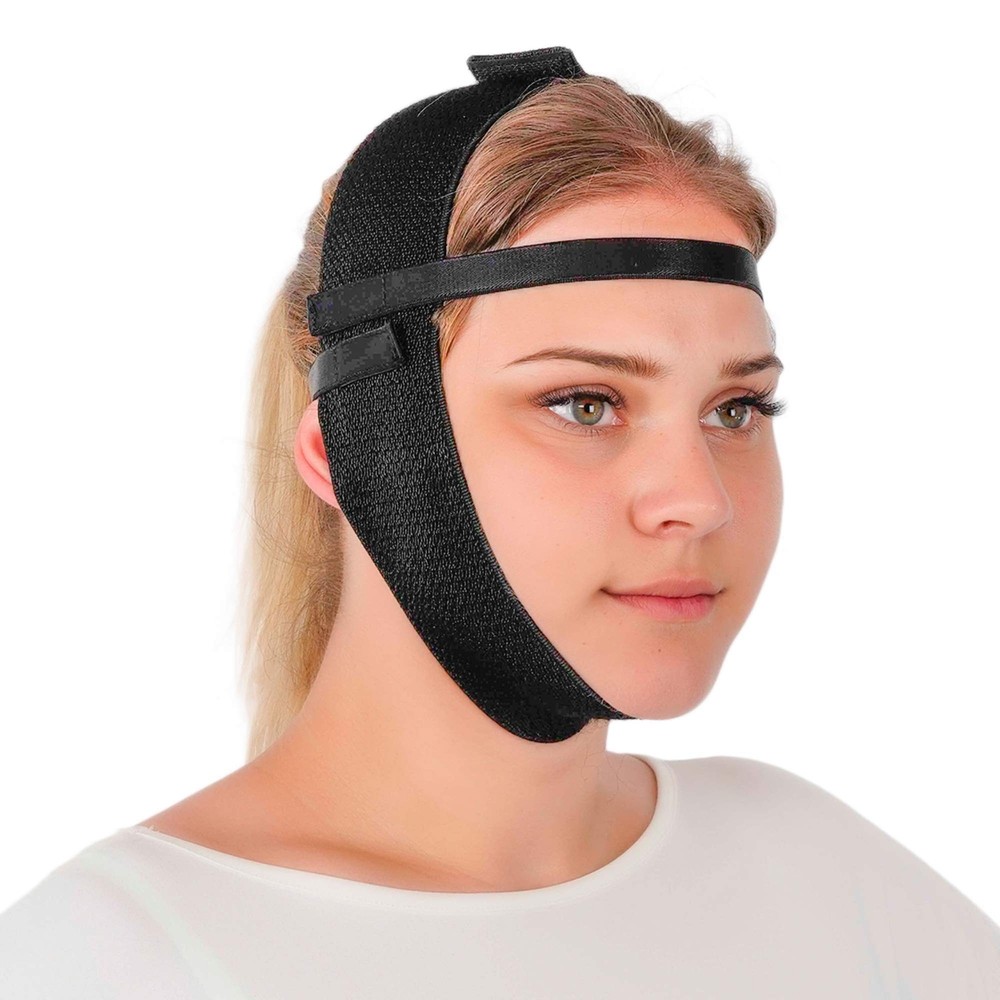 Post Surgery Chin Strap Compression Band for Double Chin & Facial Support
