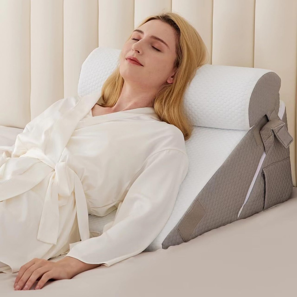 3 piezas almohada ortopédica ajustable para mejor sueño