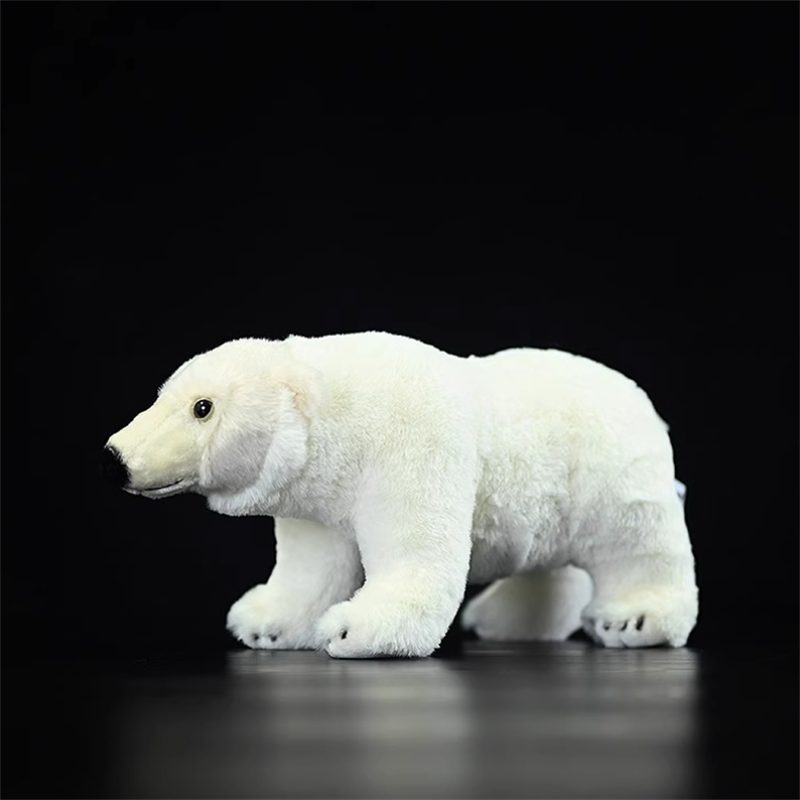 31Cm Simulation Polar Bear Plush Doll Stuffed Animal Pillow Toy Handmade Gift