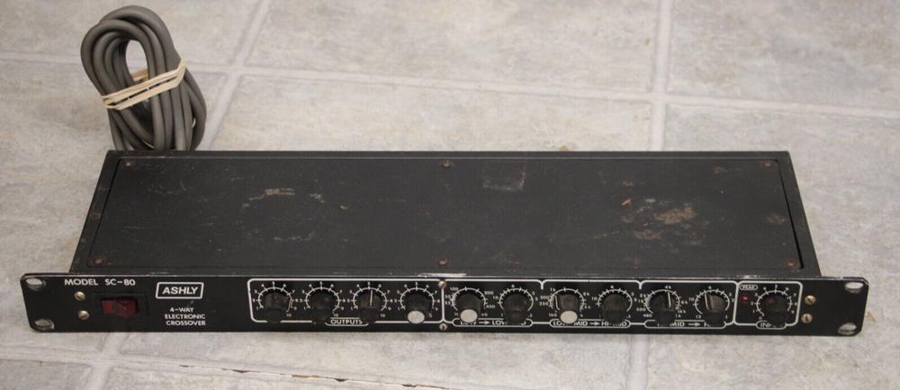 Ashly SC-80 4 Way Electronic Crossover