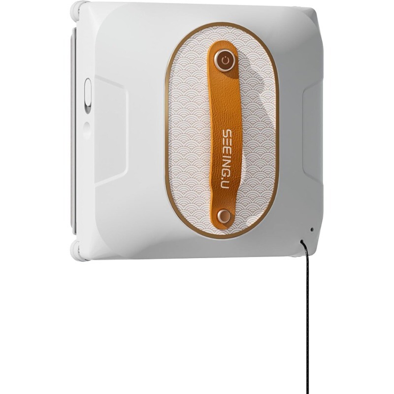 Window Cleaning Robot, Dual Water Spray 6000Pa Suction Power Automatic Cleaning