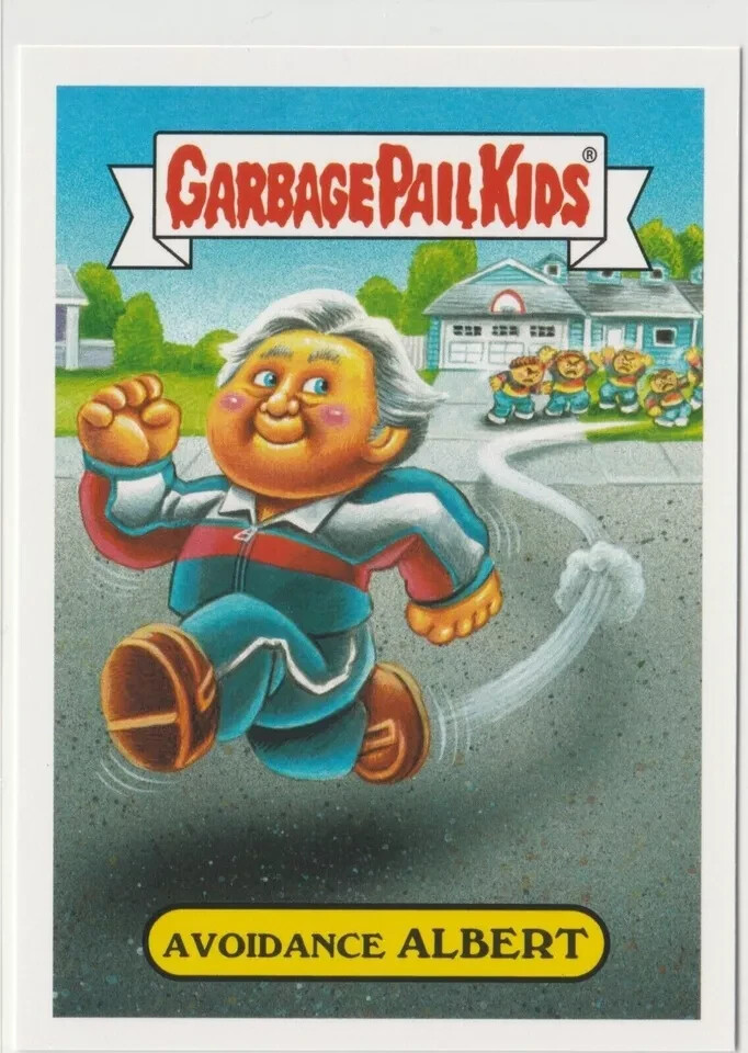 Avoidance Albert Garbage Pail Kids GPK 2018 We Hate the 80s Card