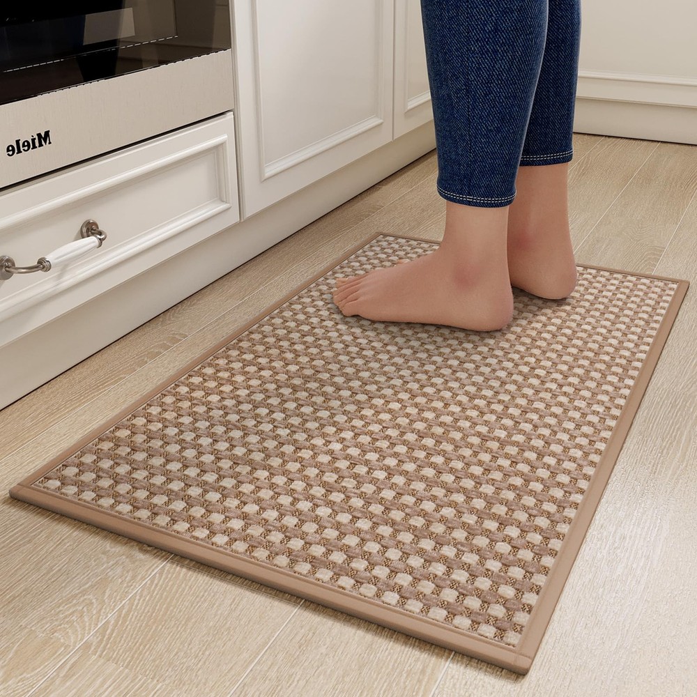 Super Absorbent Non-Slip Washable Kitchen Floor Mats with Rubber Backing