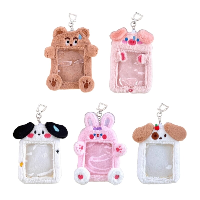 Plush Photocard Holder for Girl Idol Photo Holder Card Protector