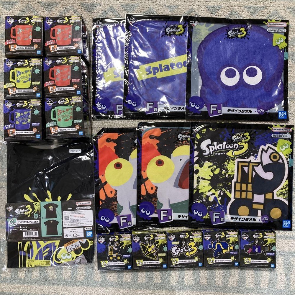 Splatoon 3 Ichiban Kuji Anime character Animation