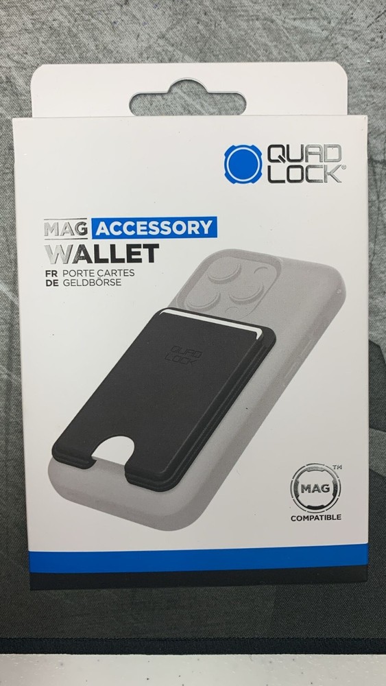 Quad Lock Mag Accessory Wallet QMA-WLT for Secure Storage