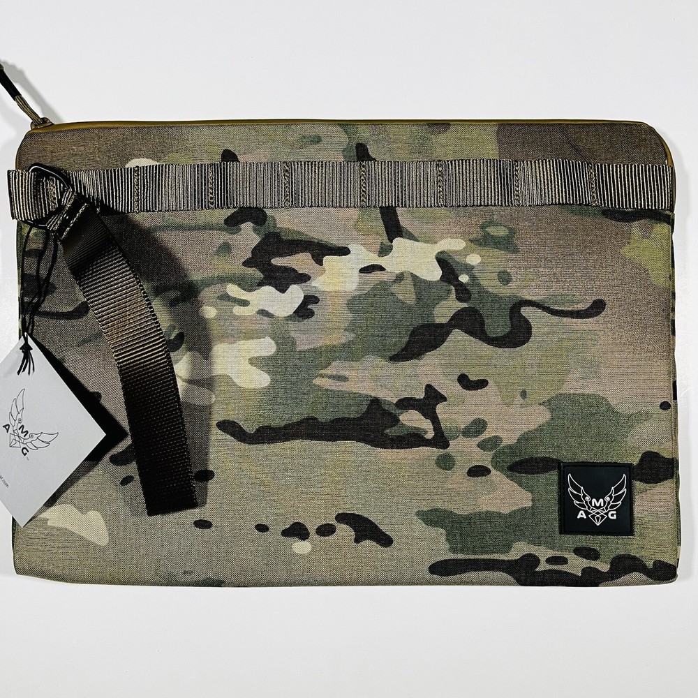AMG Atomic Mission Gear Camo Laptop Carrying Case Size 14”x10” NEW