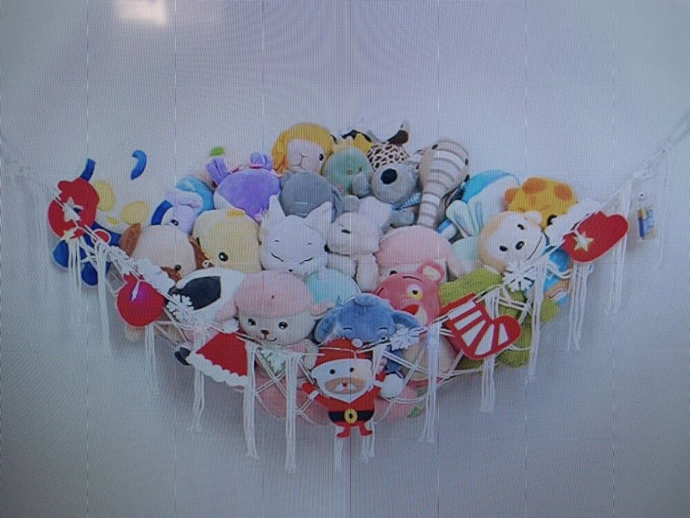 Decorated Hanging Stuffed Animal Hammock - Christmas! - Lighted NIB (250)