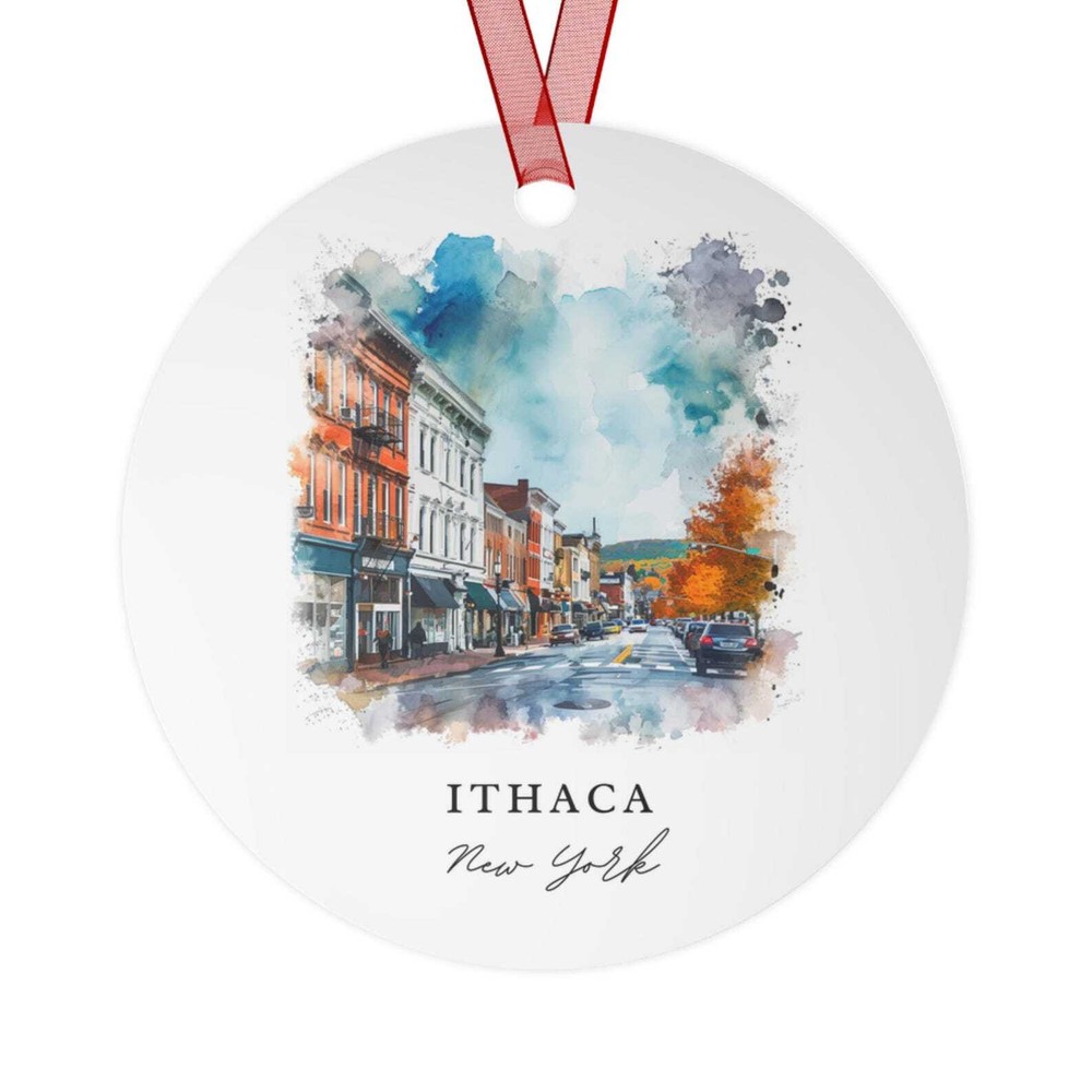 Ithaca Ny Ornament Unique Ithaca New York Souvenir Ithaca Ny Xmas Decor And