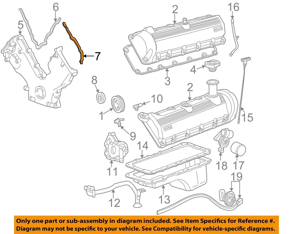 FORD OEM 04-14 Expedition Engine Engine Parts-Timing Cover Gasket 3L3Z6020FA