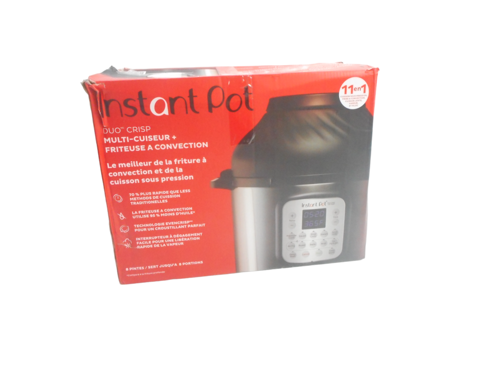 Instant Pot - 8 Quart Duo Crisp 11-in-1 Electric Pressure Cooker with Air Fryer
