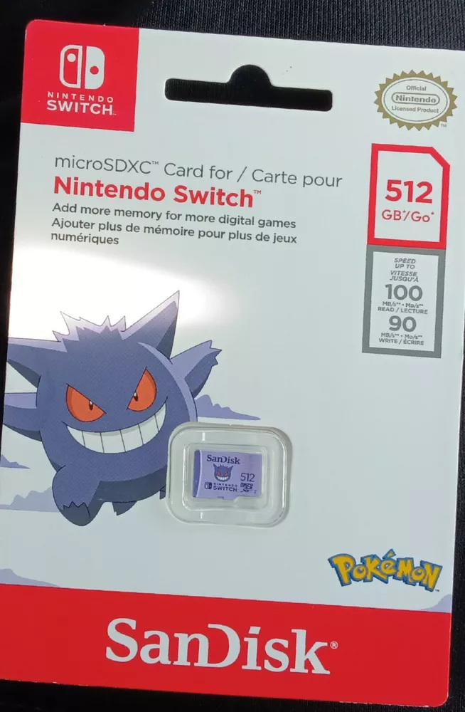 Sandisk 512GB MicroSDXC Card SDSQXAO-512G-GN6ZK For Nintendo Switch