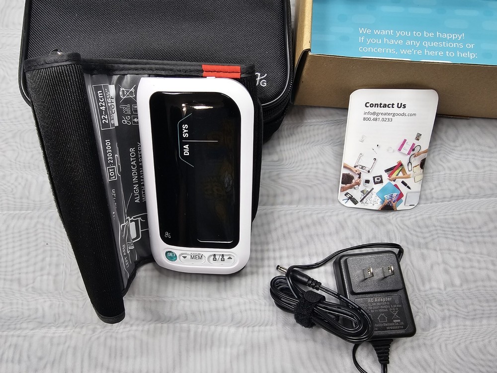 Bluetooth Blood Pressure Monitor  W/Cuff (New/Open Box)