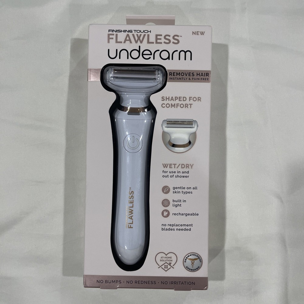 Finishing Touch Flawless Underarm Hair Removal Electric Razor Device