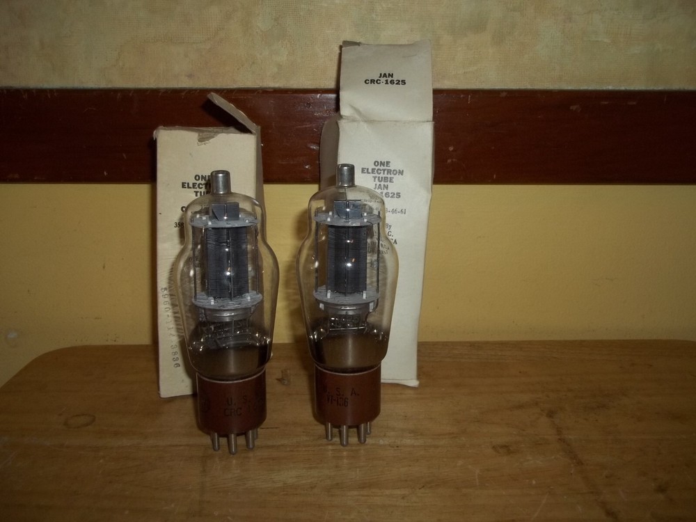 2-RCA JAN-CRC-1625/VT-136 Vacuum Tubes ,Tested
