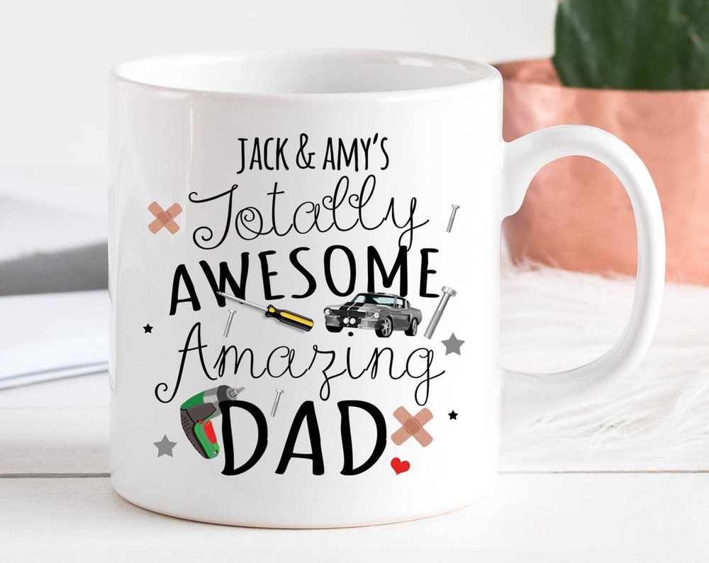 Personalised Dad Mug Dad Mug Daddy Gifts Awesome Dad Mug Christmas Dad Gift