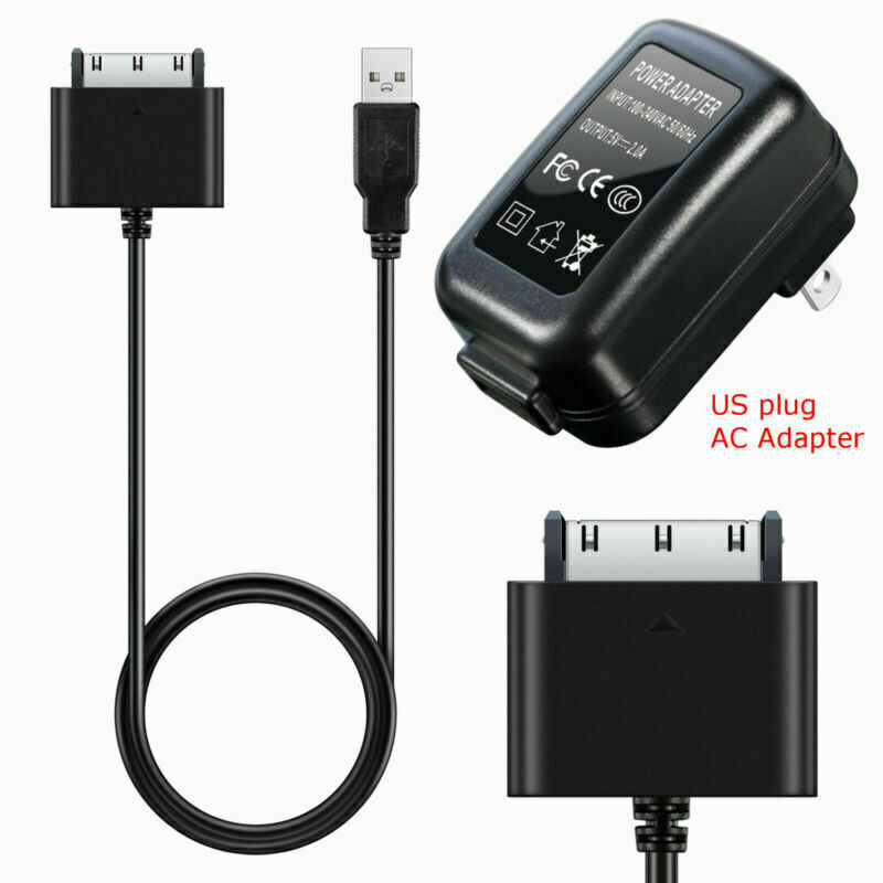 For Toshiba AT200/AT300 Tablets USB Charger Sync Cable power Cord &US AC Adapter