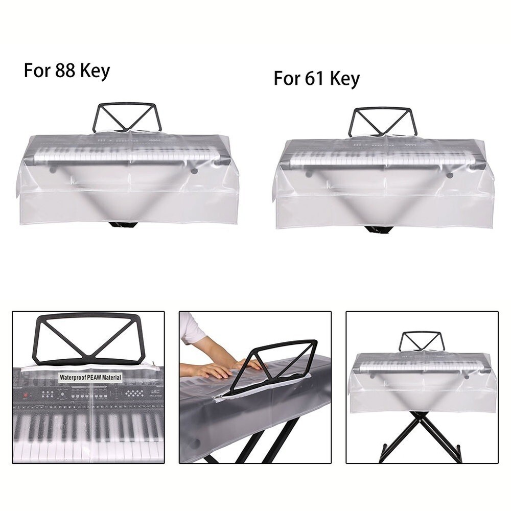 Dust Electronic Keyboard Dust Cover Suitable for Most 61/88 Key Keyboards