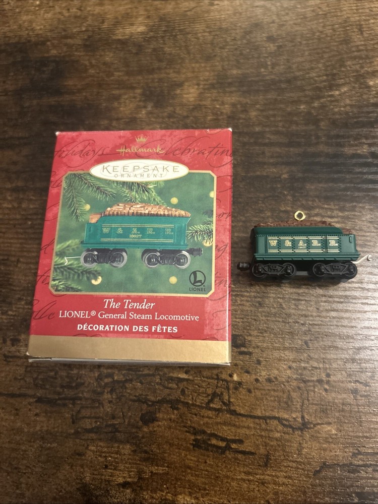 2000 Lionel General Locomotive Tender Hallmark Keepsake Ornament (AA)