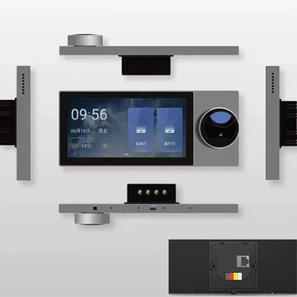 6-inch KNX smart home touch control panel switch for home automation