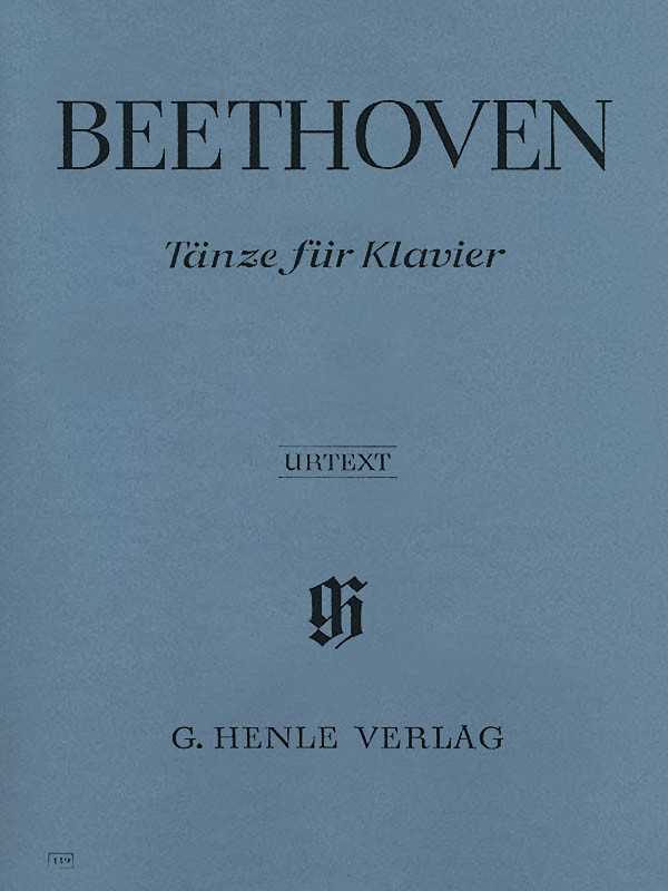 Beethoven Dances for Piano Henle Urtext Late Intermediate Sheet Music Book