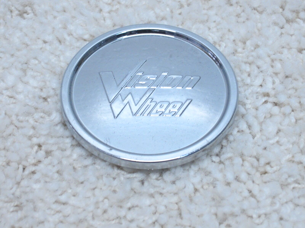 VISION C375-5C65DOC-UP CUSTOM ALLOY WHEEL SNAP ON CHROME INNER CENTER CAP #2F-3