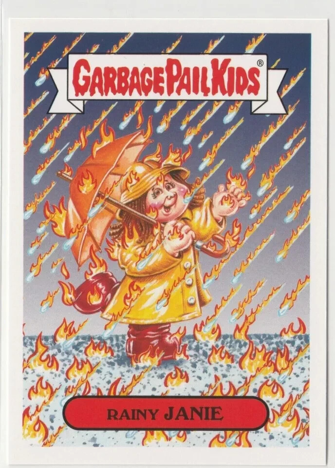 Rainy Janie Garbage Pail Kids GPK 2017 Adam-geddon Series 8b