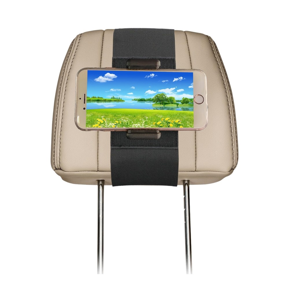 Car Headrest Phone Holder For Kids In Backseat Compatible With Cell Phones Table