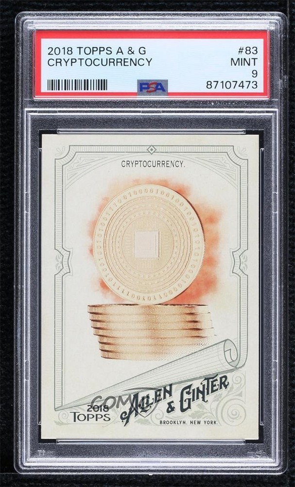 2018 Topps Allen & Ginter Cryptocurrency #83 PSA 9 MINT-image