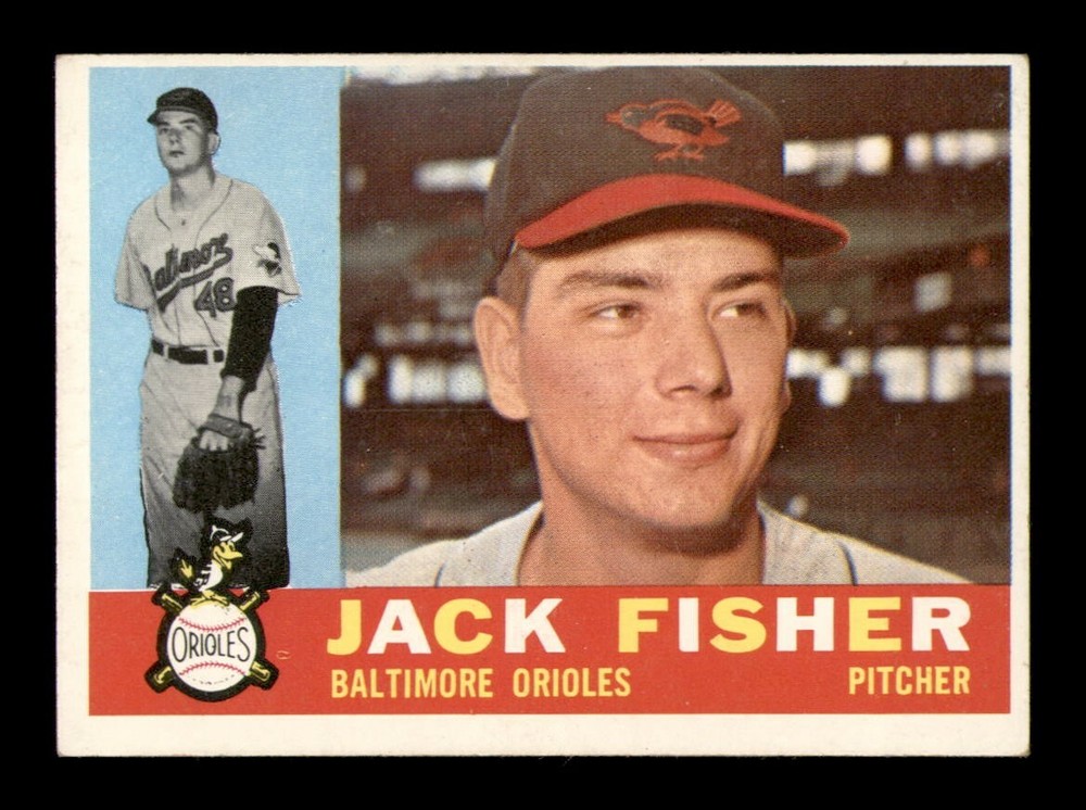 1960 Topps #46 Jack Fisher EX Baseball Card - OBGcards