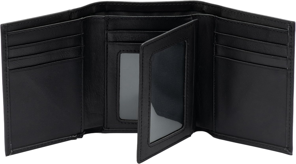 Men's RFID Blocking Genuine Leather Trifold Wallet
