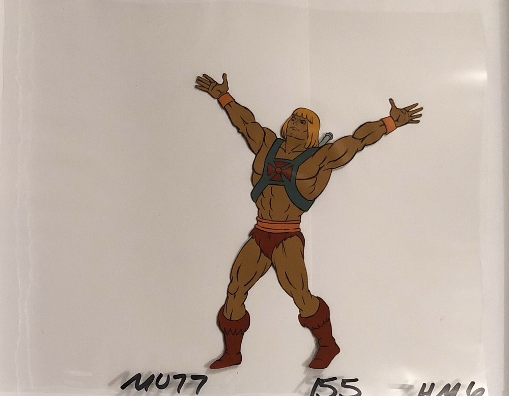 He-Man original vintage Filmation production Cel: He-Man