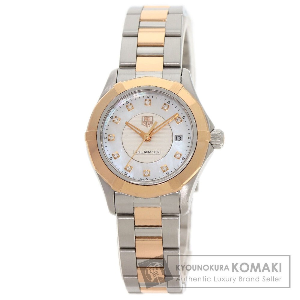 TAG Heuer WAP1451 Aquaracer Diamond Watch for Women Stainless Steel SS PGP