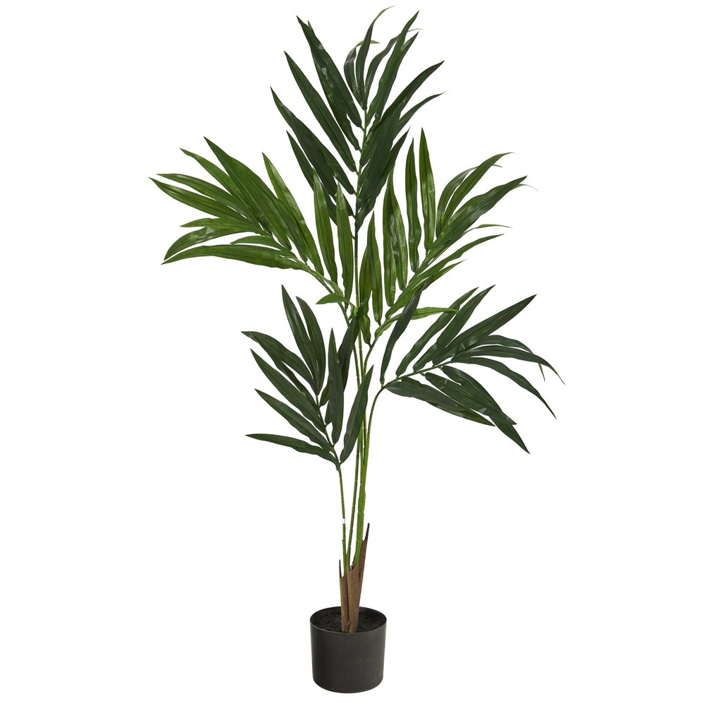 4ft Kentia Artificial Green Palm Tree for Home Decor