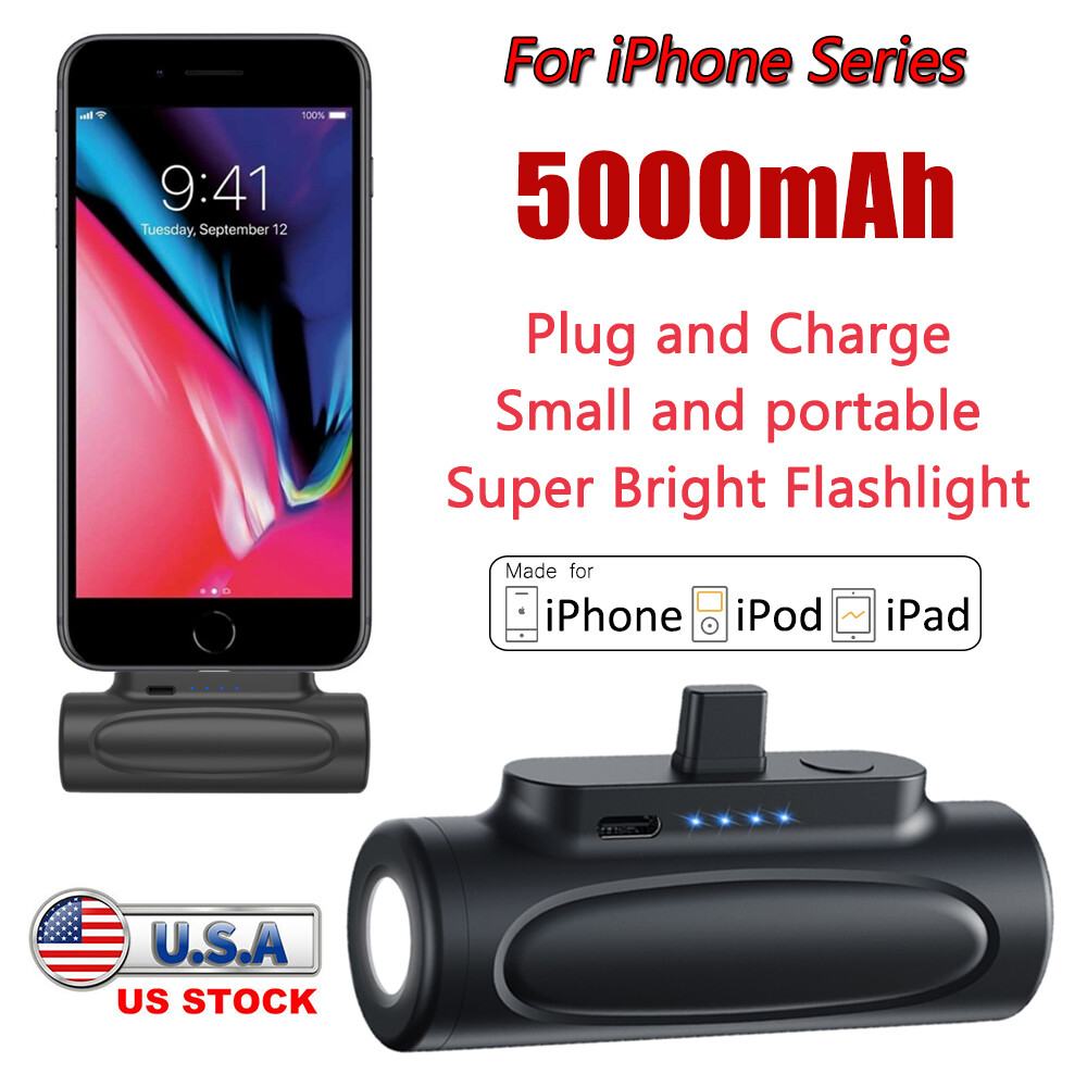 5000mAh Portable Power Bank External Battery Fast Charger For Apple iPhone Pro