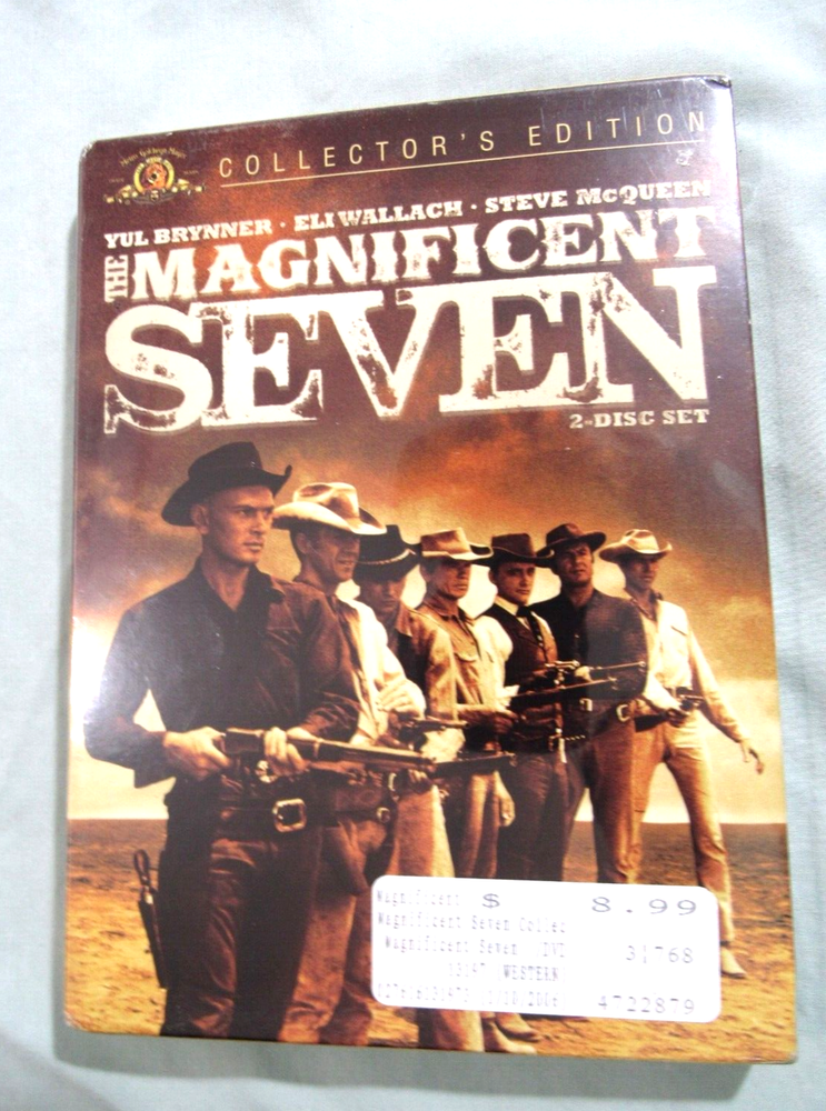 The Magnificent Seven (DVD, 2009, Collector's Edition) Steve Mc Queen BRAND NEW