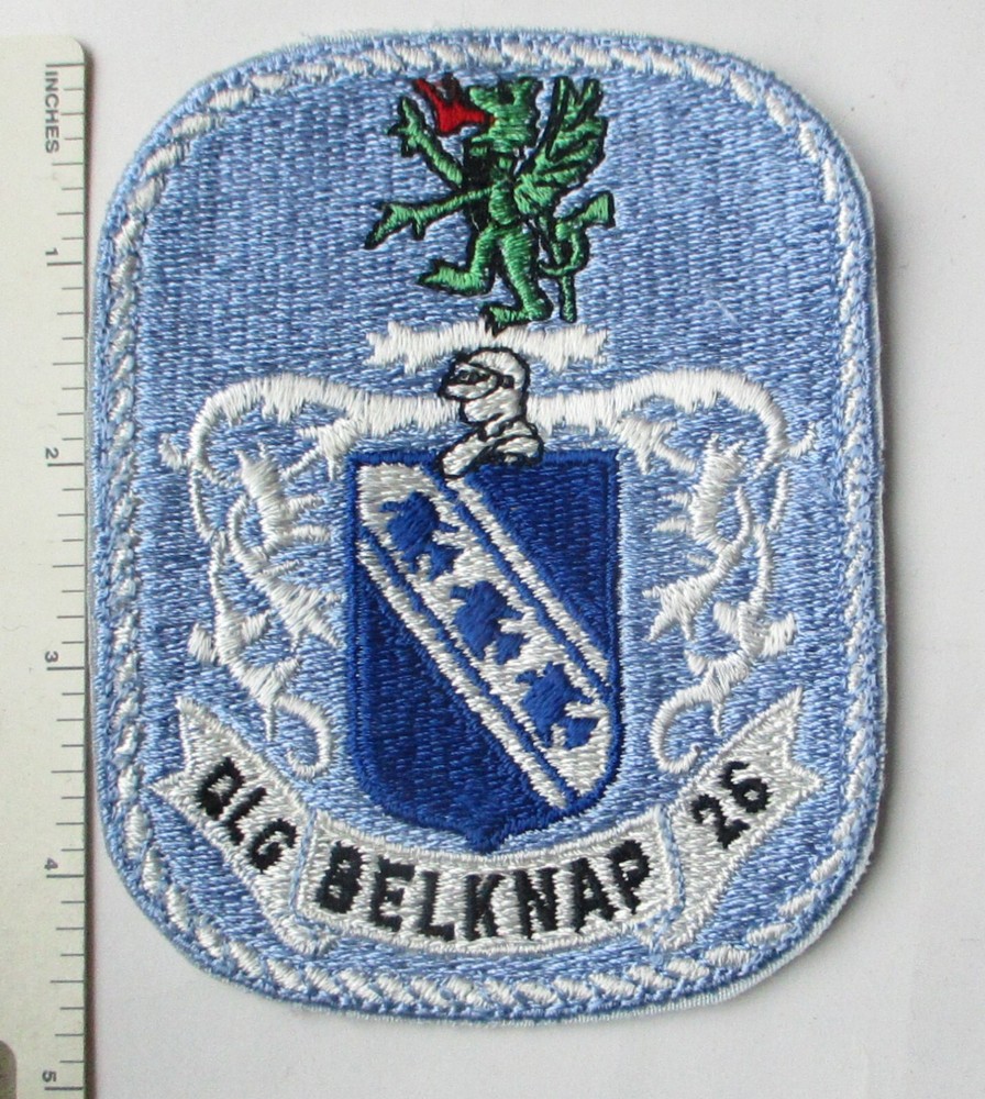 Original US NAVY SHIP PATCH USS BELKNAP DLG-26