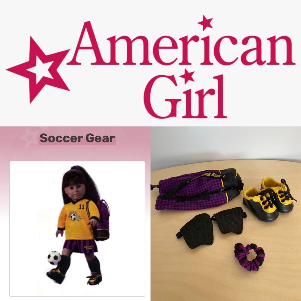 American Girl Doll 1996 Soccer Gear Shooting Stars Set Pleasant Company