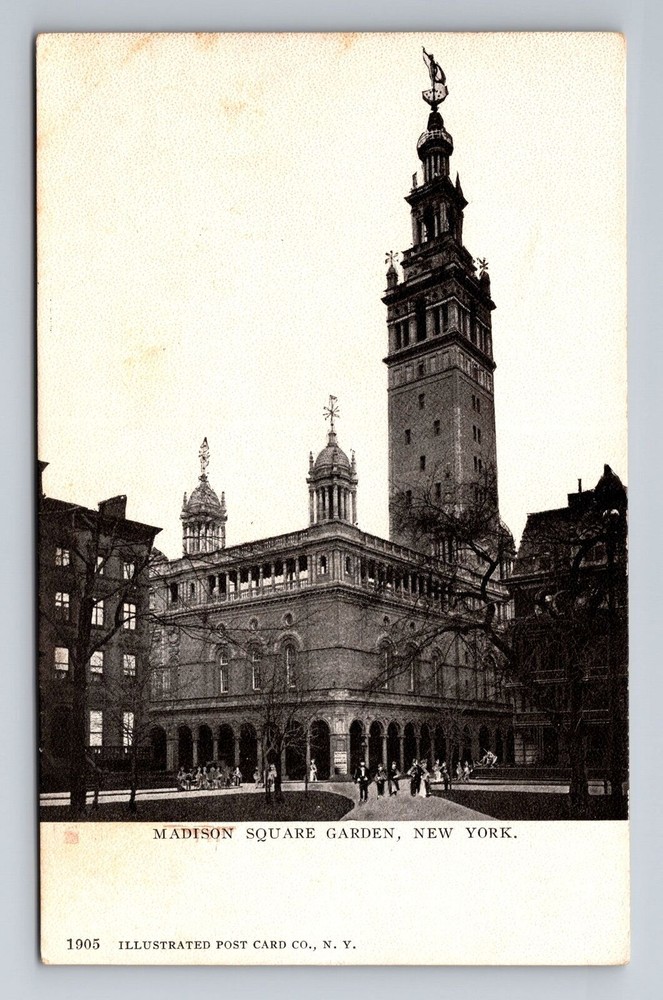 New York City NY, Madison Square Garden, Souvenir Vintage Postcard
