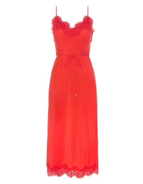 Zimmermann women's 100% silk dress in red size 1